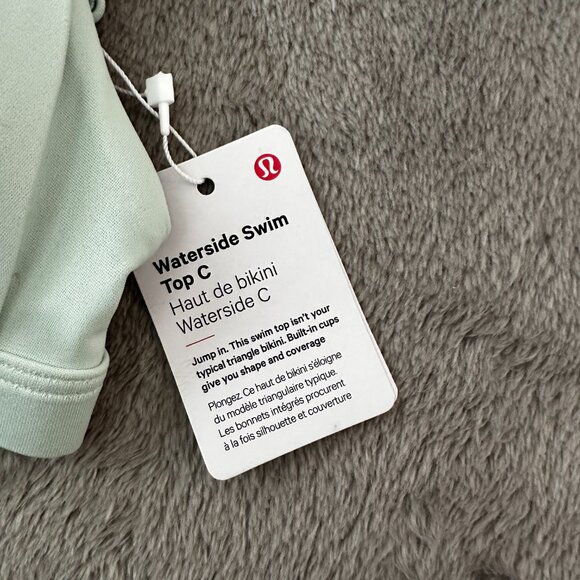 NWT Lululemon Waterside Swim Bikini Top Size 4 C Cup - Picture 2 of 5